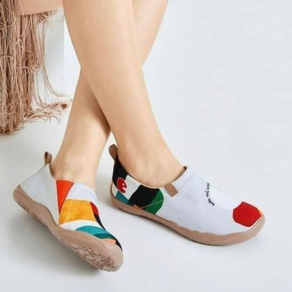 NWT UIN Slip On Shoes Canvas Comfortable Loafers Hold that Color - Picture 9 of 10